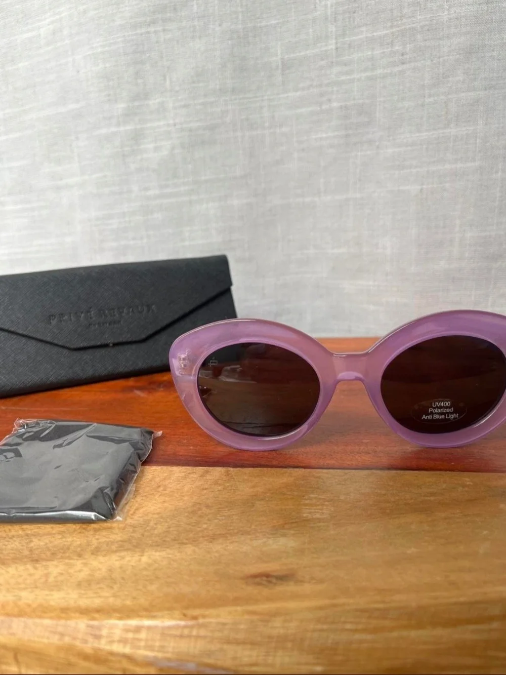 Prive Revaux Morningside Purple Round Sunglasses